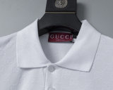 5A 26SS Rayon Flock Printing Spring Polo Shirt