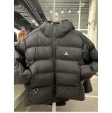 5A ACG Reversible Padded Jacket  Embroidered Logo Men's Winter Puffer Coat Black