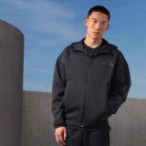 Original ZNE Black Label Zip Hoodie Men's  Air Layer Fabric for Lightweight Warmth & Street Style