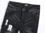 5A Slim Fit Stretch Jeans Retro Versatile Men's Pants Black