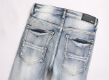 5A Slim Fit Stretch Jeans Vintage Ripped Versatile Men's Pants