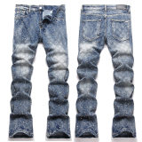 5A Stretch Denim Flare Jeans Gypsophila Diamond Jeans Blue