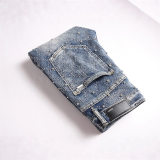 5A Stretch Denim Flare Jeans Gypsophila Diamond Jeans Blue