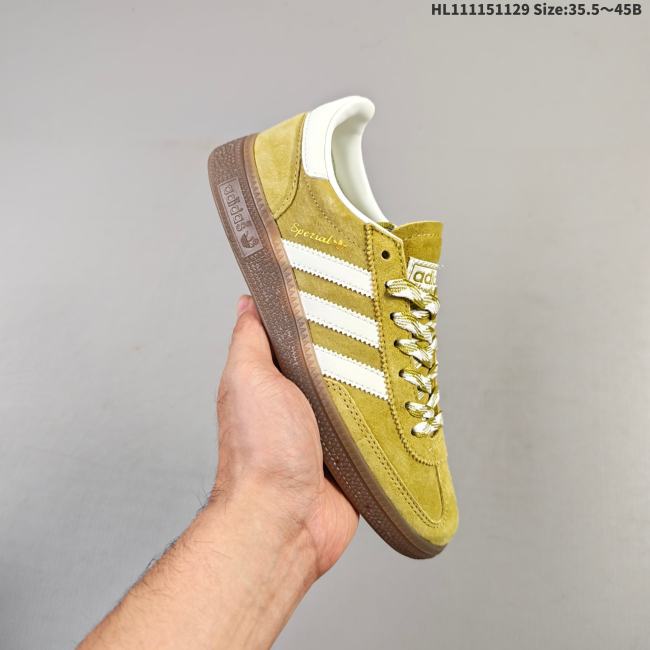 5A Handball Spezial Yellow Suede Trainers