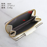 5A Medium Corner Zip Wallet In Signature Canvas 666