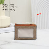 5A Mini Skinny ID Case In Signature Canvas SandTaupe 881