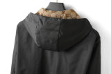 5A Men's Windbreaker Hooded Jacket Black