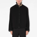 5A Men's Stand Collar Jacket Black