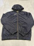 5A Men's Windbreaker Hooded Jacket Black
