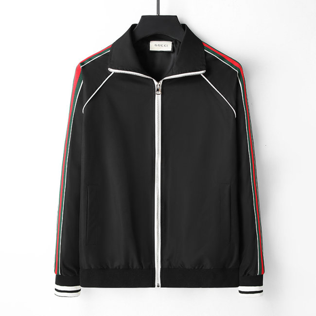5A Men's Stand Collar Jacket Black