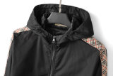 5A Men's Windbreaker Hooded Jacket Black