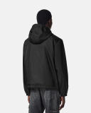 5A Men's Windbreaker Hooded Jacket Black