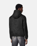 5A Men's Windbreaker Hooded Jacket Black