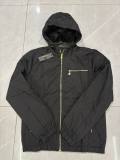5A Men's Windbreaker Hooded Jacket Black