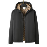 5A Men's Windbreaker Hooded Jacket Black