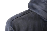 5A Men's Windbreaker Hooded Jacket Black