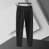 5A Men Breathable Cotton Sports Set Lapel Jacket Pant Suit