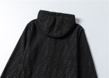 5A Men Breathable Cotton Sports Set Hooded Jacket Pant Suit