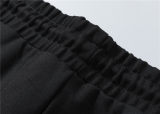 5A Men Breathable Cotton Sports Set Stand Collar Jacket Pant Suit