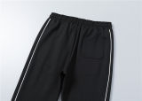 5A Men Breathable Cotton Sports Set Stand Collar Jacket Pant Suit