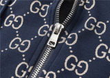 5A Men Breathable Cotton Sports Set Hooded Jacket Pant Suit