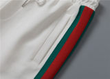 5A Men Breathable Cotton Sports Set Stand Collar Jacket Pant Suit