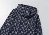 5A Men Breathable Cotton Sports Set Hooded Jacket Pant Suit