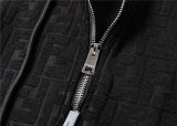 5A Men Breathable Cotton Sports Set Hooded Jacket Pant Suit