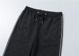 5A Men Breathable Cotton Sports Set Stand Collar Jacket Pant Suit