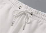 5A Men Breathable Cotton Sports Set Stand Collar Jacket Pant Suit