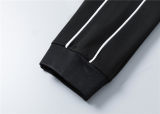 5A Men Breathable Cotton Sports Set Stand Collar Jacket Pant Suit