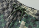 5A Men Breathable Cotton Sports Set Stand Collar Jacket Pant Suit