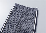 5A Men Breathable Cotton Sports Set Stand Collar Jacket Pant Suit