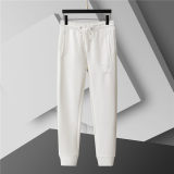 5A Men Breathable Cotton Sports Set Stand Collar Jacket Pant Suit