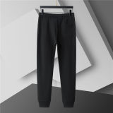 5A Men Breathable Cotton Sports Set Stand Collar Jacket Pant Suit
