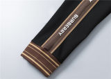 5A Men Breathable Cotton Sports Set Stand Collar Jacket Pant Suit
