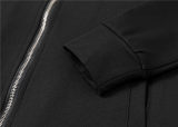 5A Men Breathable Cotton Sports Set Lapel Jacket Pant Suit