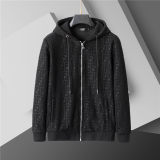 5A Men Breathable Cotton Sports Set Hooded Jacket Pant Suit
