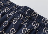 5A Men Breathable Cotton Sports Set Hooded Jacket Pant Suit