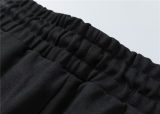 5A Men Breathable Cotton Sports Set Stand Collar Jacket Pant Suit
