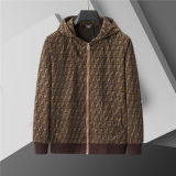 5A Men Breathable Cotton Sports Set Hooded Jacket Pant Suit