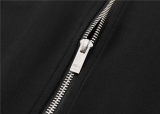 5A Men Breathable Cotton Sports Set Stand Collar Jacket Pant Suit