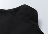 5A Men Breathable Cotton Sports Set Stand Collar Jacket Pant Suit
