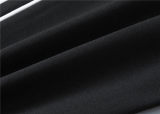5A Men Breathable Cotton Sports Set Stand Collar Jacket Pant Suit