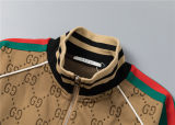 5A Men Breathable Cotton Sports Set Stand Collar Jacket Pant Suit