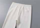 5A Men Breathable Cotton Sports Set Stand Collar Jacket Pant Suit