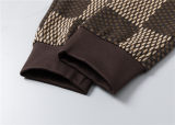 5A Men Breathable Cotton Sports Set Hooded Jacket Pant Suit