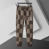 5A Men Breathable Cotton Sports Set Hooded Jacket Pant Suit