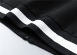 5A Men Breathable Cotton Sports Set Stand Collar Jacket Pant Suit