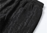 5A Men Breathable Cotton Sports Set Hooded Jacket Pant Suit